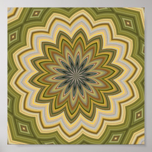 Abstrato Verde Poster