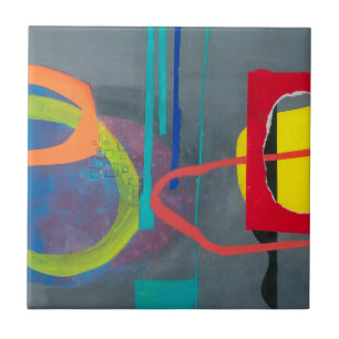 Abstrato Vermelha Moderna