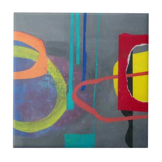 Abstrato Vermelha Moderna (Frente)