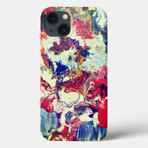 Abstrato vermelho-branco-preto