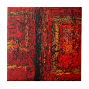 Abstrato vermelho do africano da estrutura