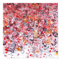 abstrato Vermelho,,, Impressão de Arte Moderna Bra