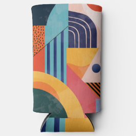 Abstrato vertical colorido com padrões de linha