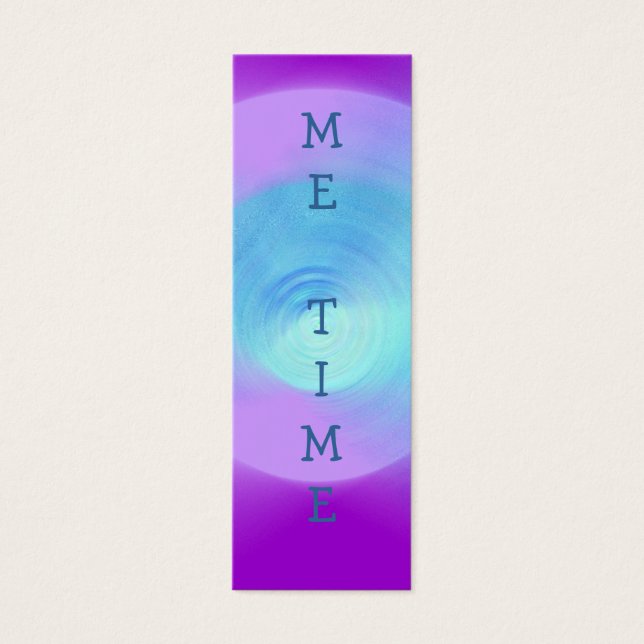 Abstrato Violet Lens, marca do livro ME TIME (Frente)