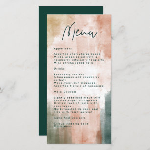 Abstrato Watercolor Pincel Traço Pincel Cartão Men