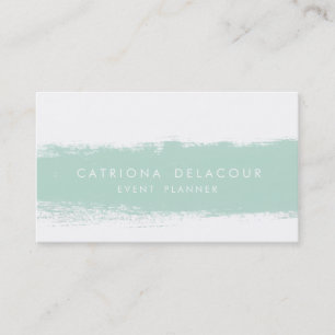 Abstrato Watercolor Splash Cartão de visita