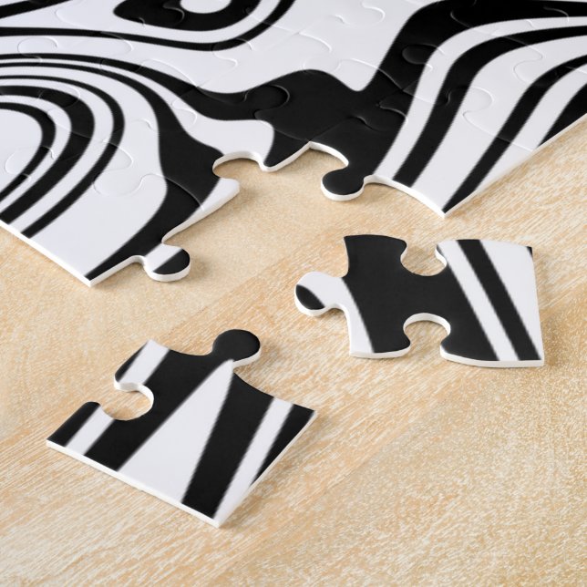 Abstrato Waves Quebra-cabeça - Cores personalizada (Lateral)