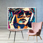 Abstrato Woman Music Pop Art 2 Poster<br><div class="desc">Entra numa sinfonia de cores e criatividade com a nossa Poster 'Abstrato Woman Music Pop Art 2'. Esse trabalho de arte cativante funde os mundos da arte abstrato e o ritmo da música de forma contemporânea e artística. O design vibrante e detalhes intrincados criam uma obra-prima visualmente cativante que ressoa...</div>