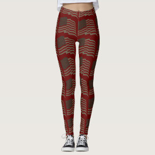 Abstrato Yoga Lady Leggings