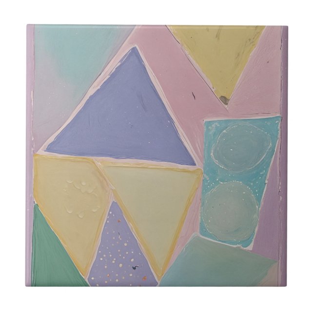 Abstratos Serenos: Um Sonho Pastel (Frente)
