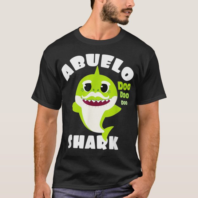 Abuelo Shark Avô Camisa de Regalo Abuelo (Frente)