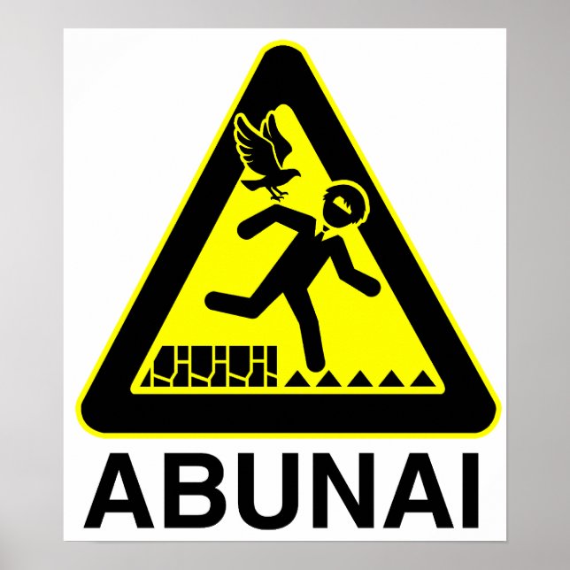 Abunai - Sinal Poster (Frente)