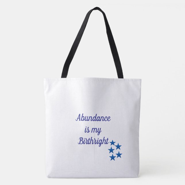 Abundance Birthright Tote (Frente)