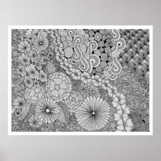 Abundance in Bloom - Poster colorível