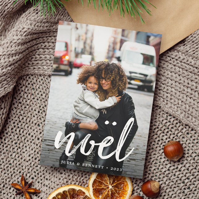 Abundância de inverno | Cartão com fotos de férias (Criador carregado)