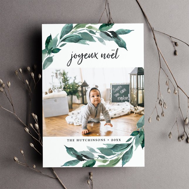 Abundância de inverno | Cartão com fotos de férias (Criador carregado)