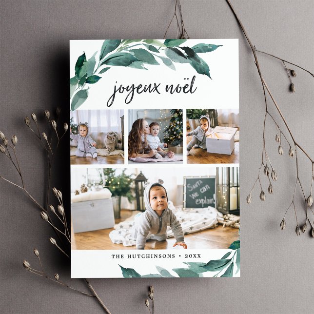 Abundância de inverno | Cartão de Colagem de Fotos (Criador carregado)