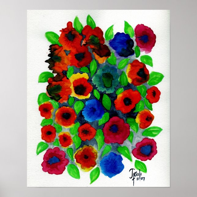 Abundância de primaveras: impressão de tela de 15" (Frente)