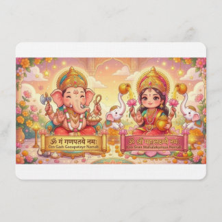 Abundância em Flor - Ganesha & Lakshmi