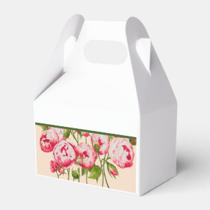 Abundância Rosa numa Caixa de Favor de Gable