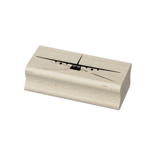 AC-130 Carimbo de Madeira Frente do Avião de Avião (Carimbo)