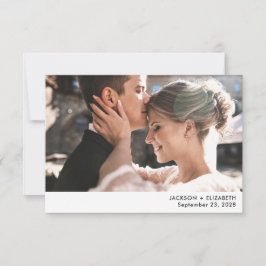 Acabamos de nos casar anúncio de foto de fuga para