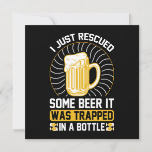 Acabei de resgatar uma cerveja Estava presa 