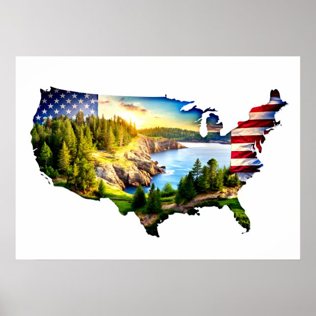 Acadia National Park USA Poster (Frente)