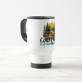Acampamento bonito é minha Caneca de viagem de Lug