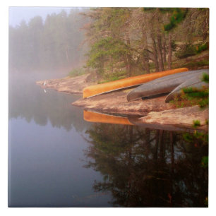 Acampamento Canoe Foggy, Lago Kawnipi,