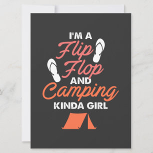 Acampamento - Chinelo Flip Flop e Garota do Acamp