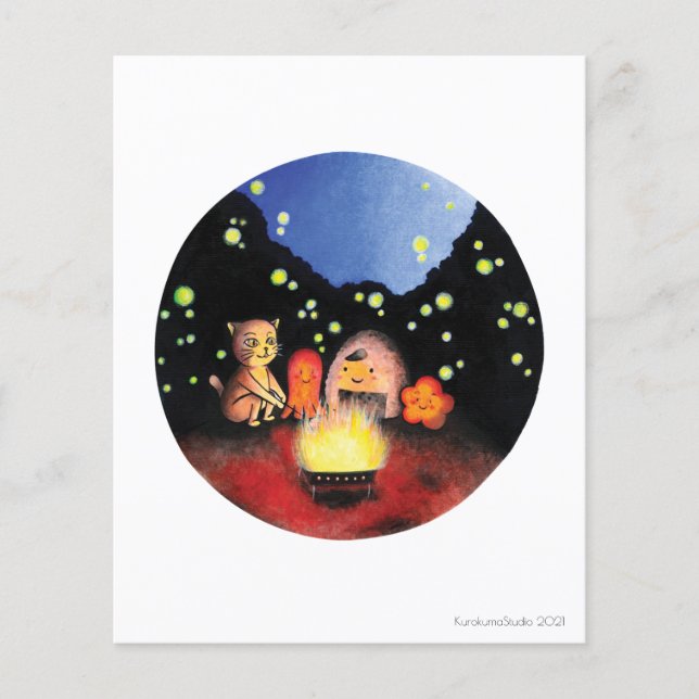 Acampamento com bons amigos (Frente)