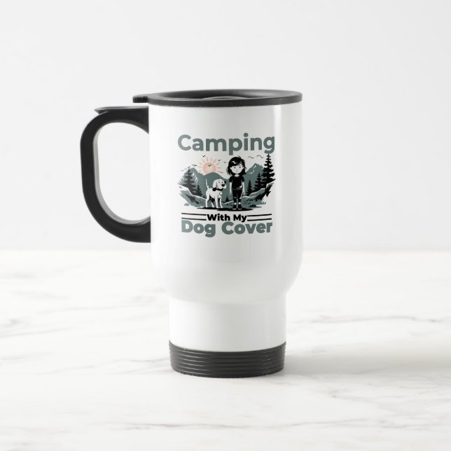 Acampamento com minha caneca de café (Esquerda)