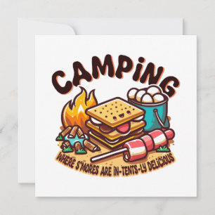 acampamento de smores
