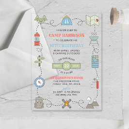 Acampamento em qualquer Festa de aniversário etári