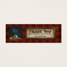 Acampamento, Luz, Marca de Favor do Casamento Natu