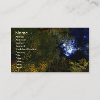 Acampamento sob o modelo de cartão de negócios das