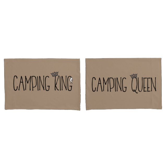 "Acampando Rei e Camping Rainha" (Frente - conjunto)