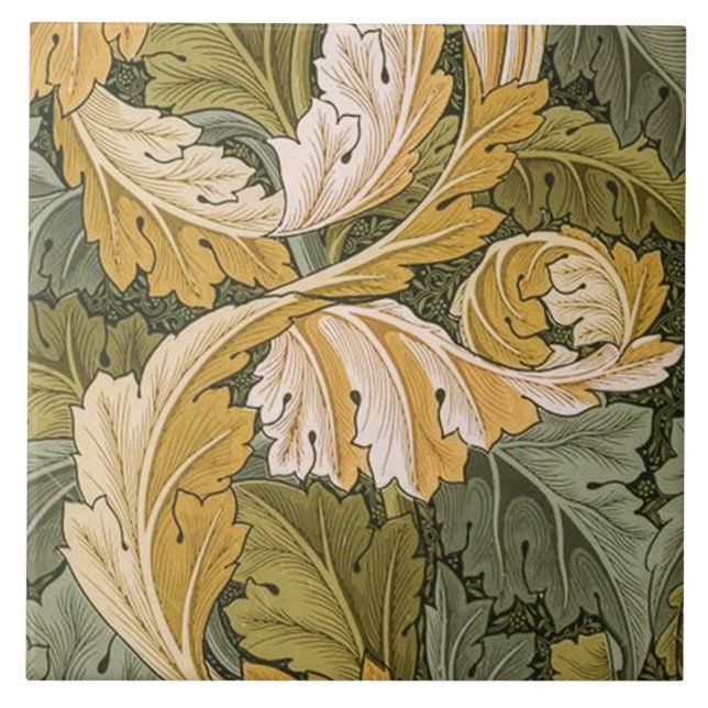 Acanthus projetado por William Morris 1875 (Frente)