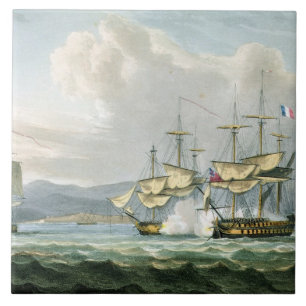 Ação da fragata em estradas de Vizagapatam, fora