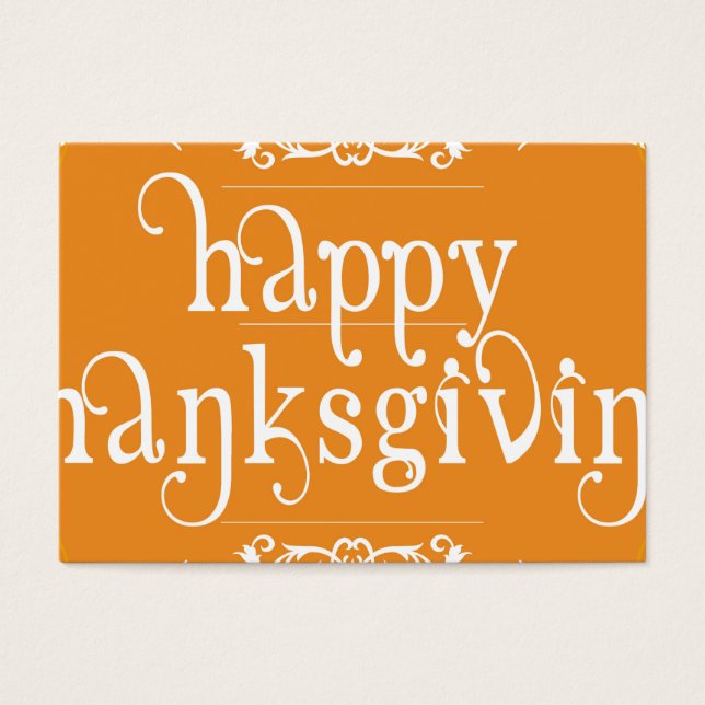 ação de agradecimento elegante e feliz (Frente)