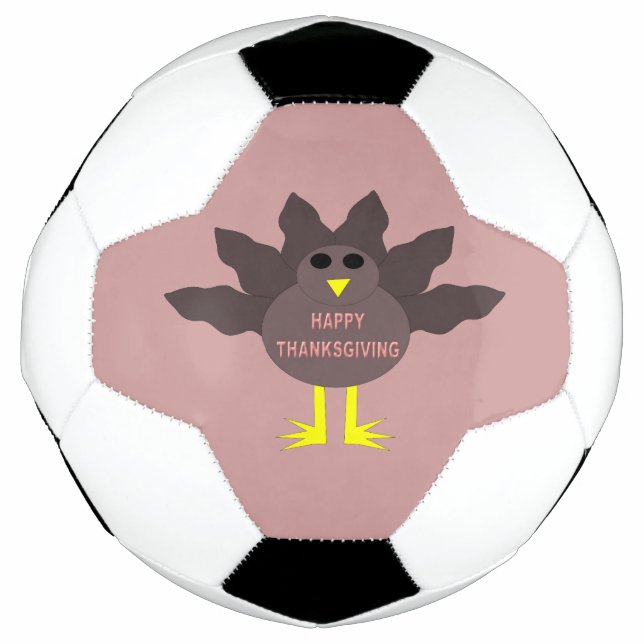 Ação de Graças Dependeu a bola de futebol turca (Frente)