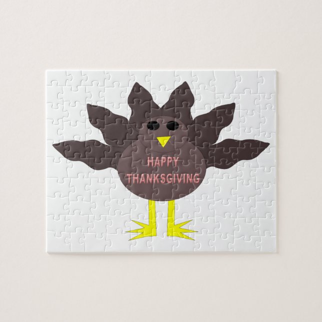 Ação de Graças Dependeu a Quebra-cabeça da Turquia (Horizontal)