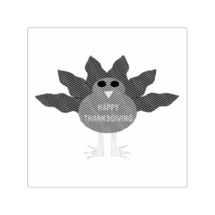 Ação de Graças Dependeu Carimbo De Tinta Automátic