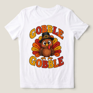 Ação de Graças Engraçada Gobble Gobble Peru Vintag