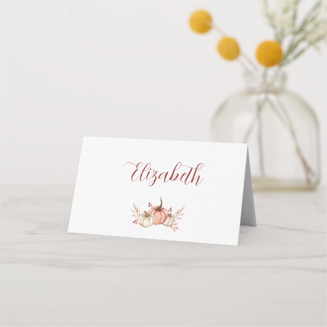 Ação de Graças Local Jante Cartão Pumpkin Spice (Frente)