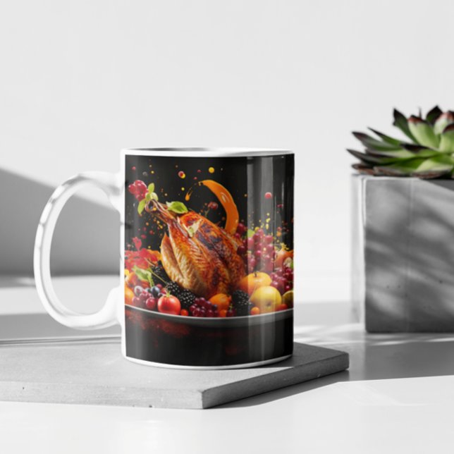 Ação de Graças Moderno 13 Caneca (Thanksgiving Modern 13 Mug
)