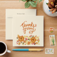 Ação de Graças Pumpkin Janta Convite
