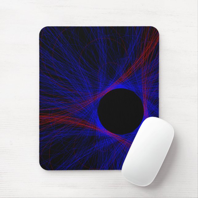 Accented Triangle Geometric Mouse Pad (Com mouse)