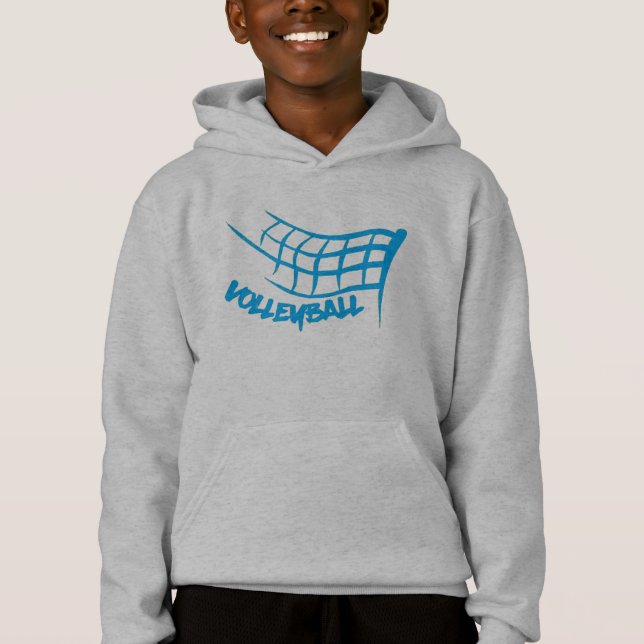 Ace! Hoody de Capa longa de voleibol infantil (Frente)